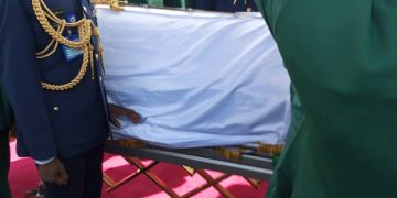 Late COAS Body Arrives Abuja.