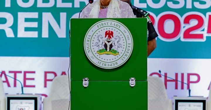 First Lady calls for stronger partnerships to eliminate tuberculosis in the country.