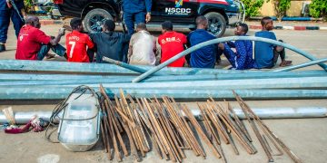 NSCDC arrests another 8 suspected vandals in Abuja