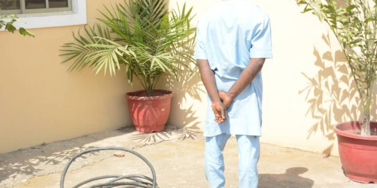 NSCDC Nabs 22-Year-Old Suspected Cable Vandal in Kwara