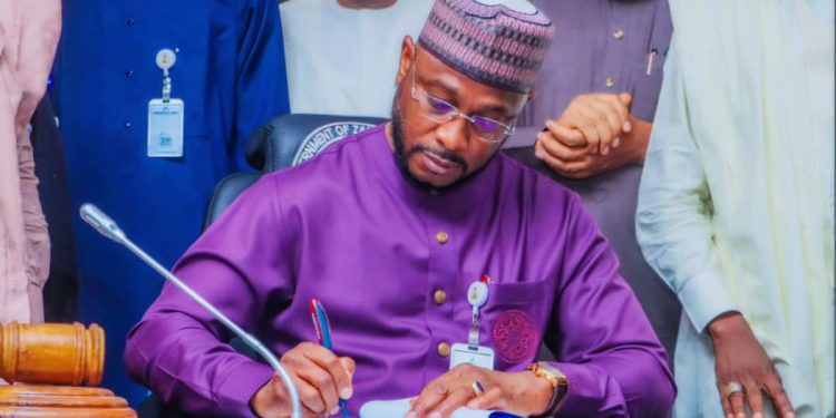 Governor Dauda Lawal Signs 2025 Appropriation Bill Into Law.
