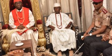 The Asagba of Asaba Kingdom in Delta State, Urges FRSC ToFind Solution To Gridlock Along Niger Bridge