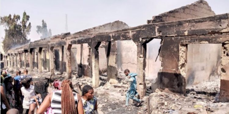 Fire Razes Masaka Market In Nasarawa
