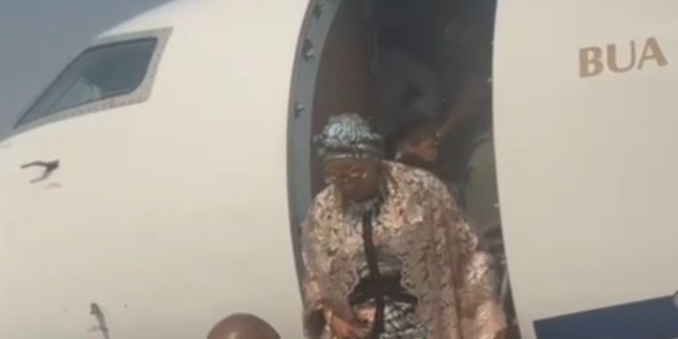 First Lady, Oluremi Tinubu Arrived Ilorin, On A Three Day Working Visit.