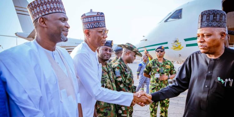 Shettima Returns To Nigeria After Successful WEF 2025 Engagements