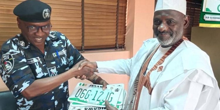 Jigawa Taskforce Confiscates Over 100 Government Official Number Plates