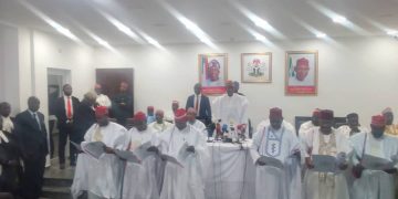 Governor Yusuf Sworn in 7 Commissioners, 12 Advisers, Assign Portfolios .