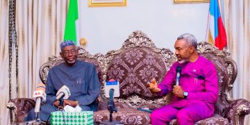 NIPR Visit Gov Namadi Over Demise Of His Son, Mum  By Bala Golu