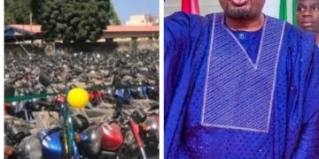 Barau Empowers APC Supporters With 1037 Motorcycles, 63 Cars in Kano