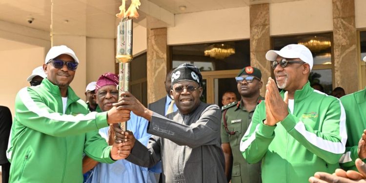 President Tinubu Flags Off Torch of Unity Movement, Reaffirms Committment To Sport Development