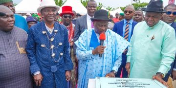 Adamawa Governor, Fintiri Inaugurates Road, Commissioners’ Estate In Bayelsa   