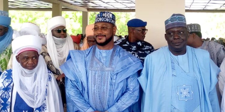 Governor Lawal Joins Zamfara Faithful For Eid Prayers At Gusau Eid Ground.