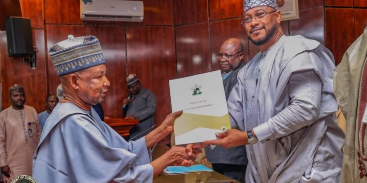 Gov Lawal Swears In New Head Of Civil Service, 12 Permanent Secretaries In Zamfara.