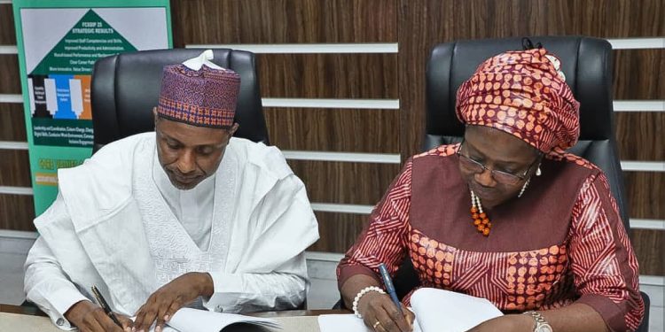 Yabo Assumes office As New Perm Sec At Ministry Solid Minerals Development