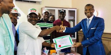 AMAC 2026: Maikalangu Receives Certificate Of Return From APC After Victory At Primary Election