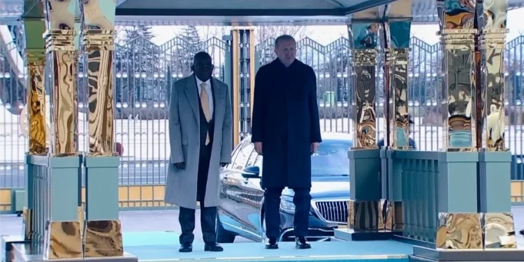 President Tinubu Stumbles During Reception In Turkey