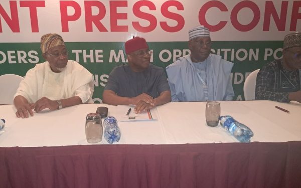Leaders of main opposition political parties in Nigeria are set to address a joint news conference in Abuja on the Amendment Electoral Act 2026 and other related matters.