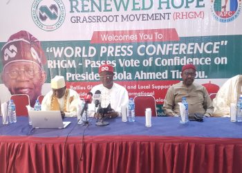 Renewed Hope Grassroots Movement Endorses President Tinubu for 2027