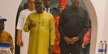 BREAKING: Peter Obi Arrives NDC Headquarters for Presidential Screening