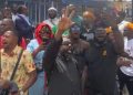 BREAKING: Protesters storm MTN office in Abuja