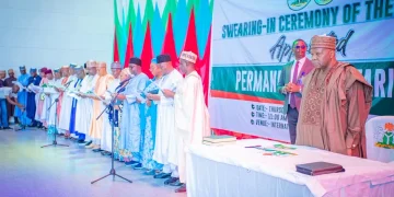 Gombe Gov Swears in 19 New Permanent Secretaries