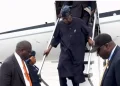 Tinubu lands in Lagos as European vacation ends